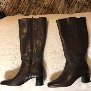 Leather dress boots by Naturalizer